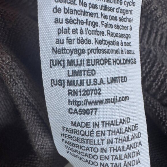 Muji 100% Linen 3/4 Sleeve Sweater - Picture 7 of 8